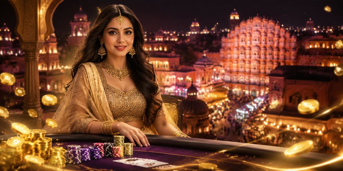 Jaipur poker game players in colorful traditional clothing
